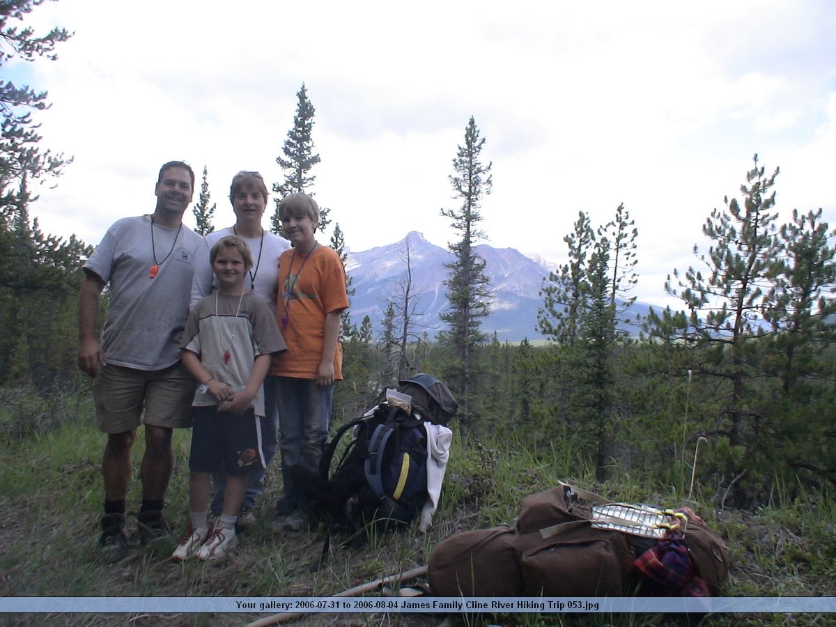 2006-07-31 to 2006-08-04 James Family Cline River Hiking Trip 053.jpg