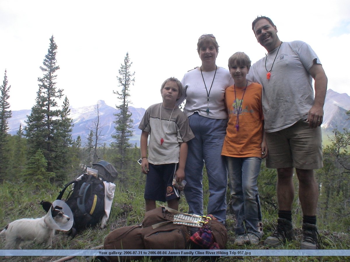 2006-07-31 to 2006-08-04 James Family Cline River Hiking Trip 057.jpg